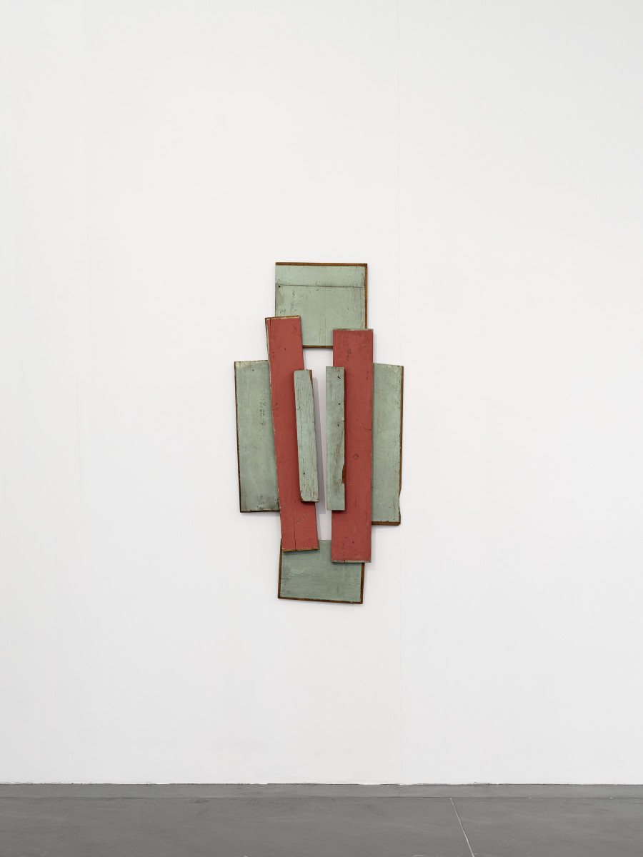 Bernhard Schobinger, Untitled, 1980–1984, Wood, paint, nails, 168 x 83 x 7 cm