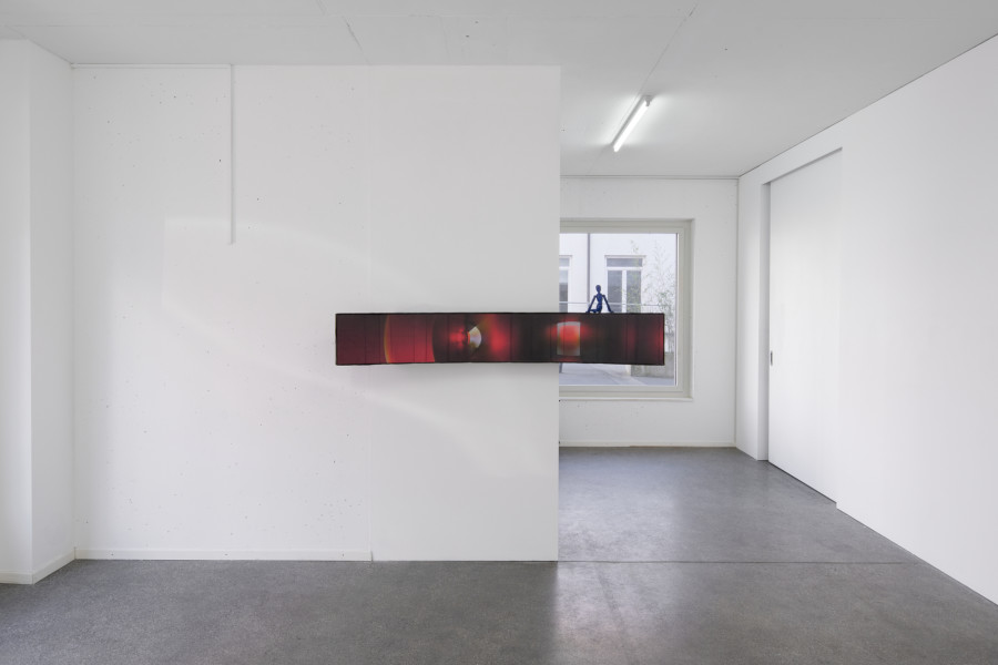 One Eye Too Many, 2026, inkjet print on rice paper, cardboard, wood, paper, China ink, acrylic paint, varnish, Variable dimensions. ©GuillaumePython