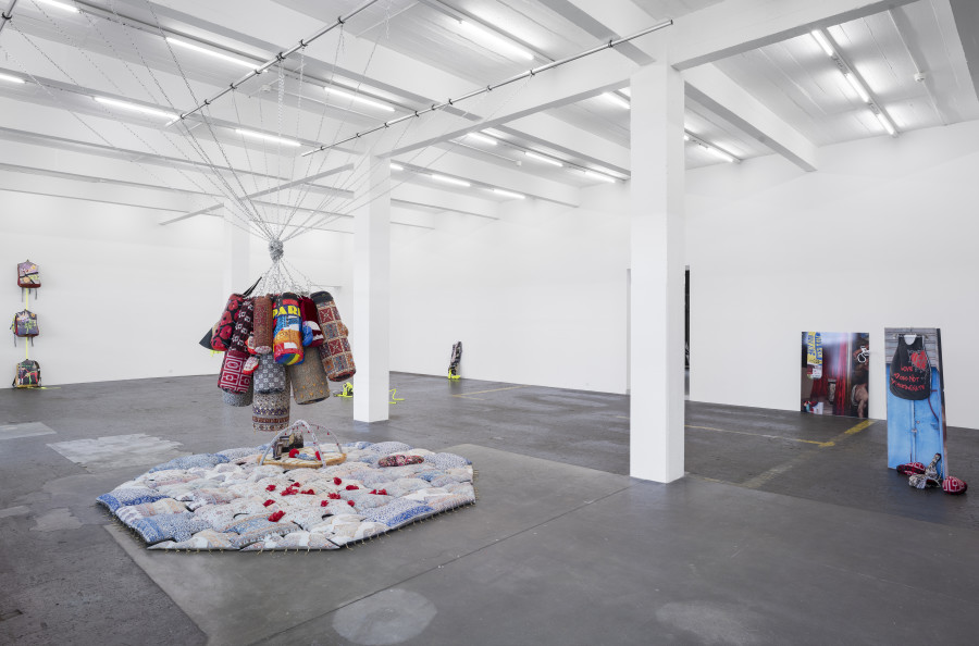 Chalisée Naamani, «Octogone», exhibition view, 2026. Photo: Kunst Halle Sankt Gallen, E. Sommer. Courtesy: the artist and Ciaccia Levi, Paris/Turin.