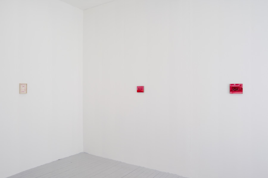 Exhibition view, Adriel Visoto, Dancing with Ghosts, Fabienne Levy, Geneva, 2025. Photo credit: Claude Cortinovis