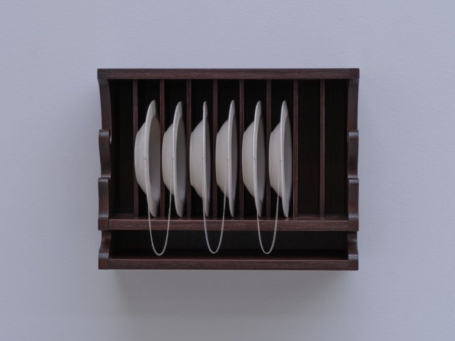 Anita Muçolli — « Navigating Estran- gement », Ausstellungsansicht / vue d’exposition / exhibition view Kunsthaus Biel Centre d’art Bienne 2026; Foto / photo: Lea Kunz