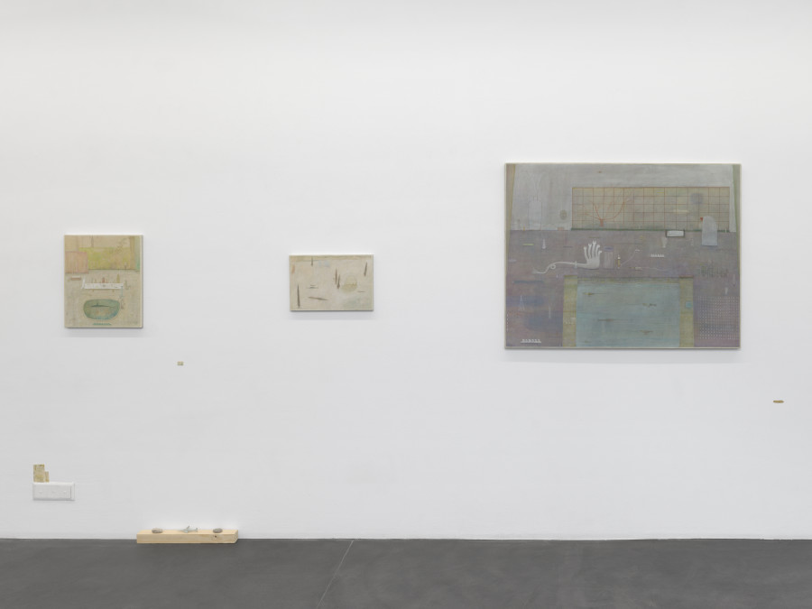 Installation view, Tomoya Kato, Water Land, Bernheim Gallery, Zürich, 2025. Courtesy of the Artists and Bernheim Gallery, Zurich. Credit Photo: Annik Wetter