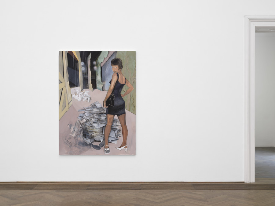 Janiva Ellis, Une nuit agitée, 2026, installation view, in: Janiva Ellis, Geneva, Kunsthalle Basel, 2026, photo: Philipp Hänger / Kunsthalle Basel
