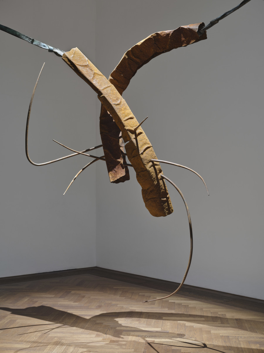 Dominique White, the crushing enclosure, 2026, detail, in: Dominique White, All Great Powers Collapse from the Centre, Kunsthalle Basel, 2026, photo: Philipp Hänger / Kunsthalle Basel