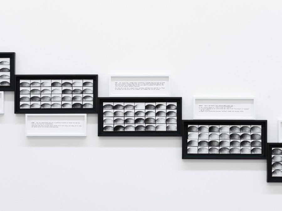 Exhibition view, Susan Hiller, Divided Self, Kunsthaus Biel Centre d’art Bienne, 2025. © The Estate of Susan Hiller; Courtesy of Lisson Gallery; photos Lea Kunz
