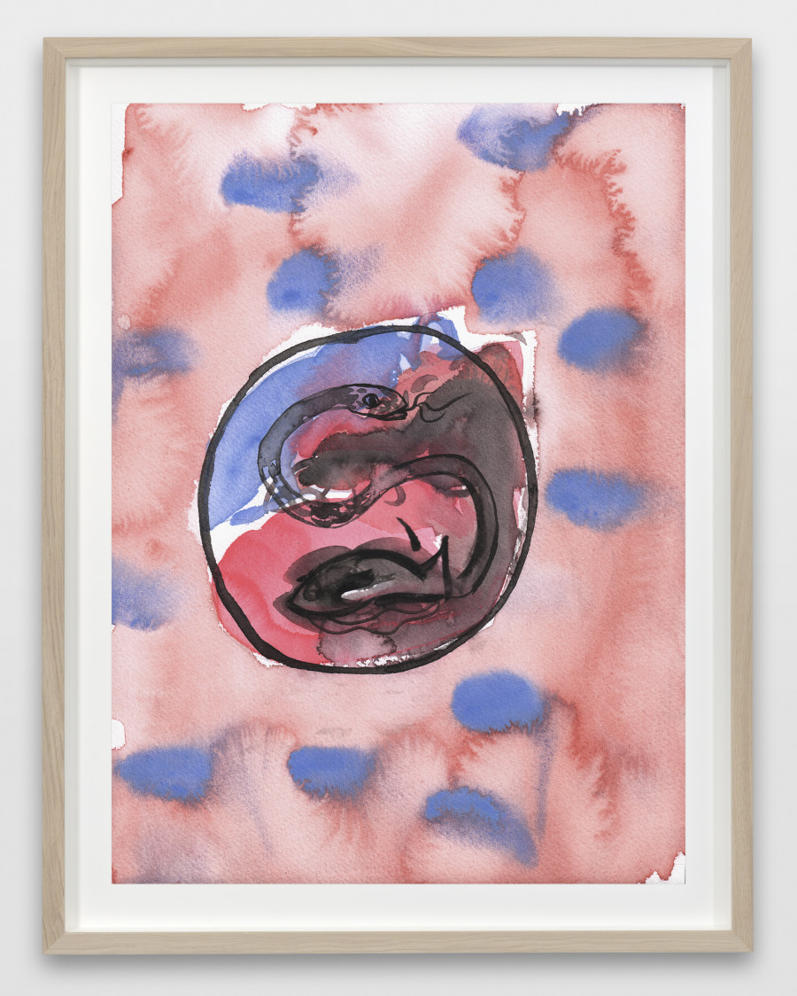 Mai-Thu Perret, Untitled, 2023, Watercolour on paper, 30.7 x 22.8 cm