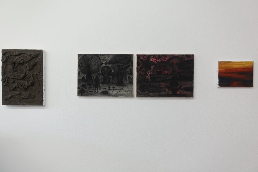 Beni Bischof: Big Painting, Installation view, 2023, Galerie Nicola von Senger.
