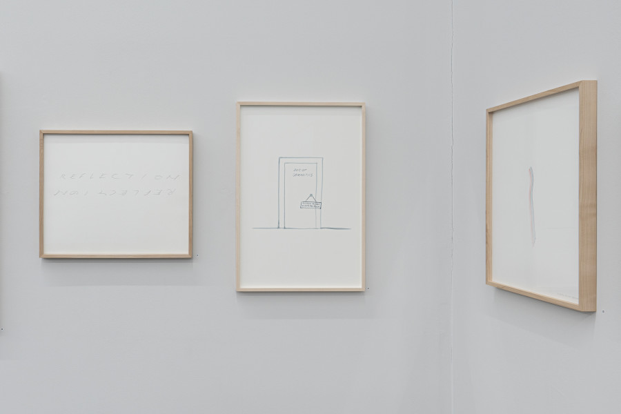 Bethan Huws, Works on Paper, Installation Views, Kunst Museum Winterthur 2021, ©2021, Bethan Huws / ProLitteris, Zurich Photos: Reto Kaufmann