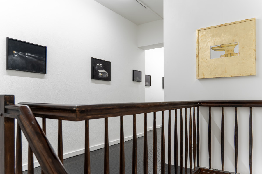 Exhibition views, Adam Cruces: Pastels, Blue Velvet, Zürich, Swiss, 2026. Photo: Adam Cruces