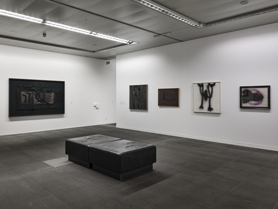 Exhibition view Carol Rama. A Rebel of Modernity, Kunstmuseum Bern, 2025, photo: Rolf Siegenthaler, © Kunstmuseum Bern