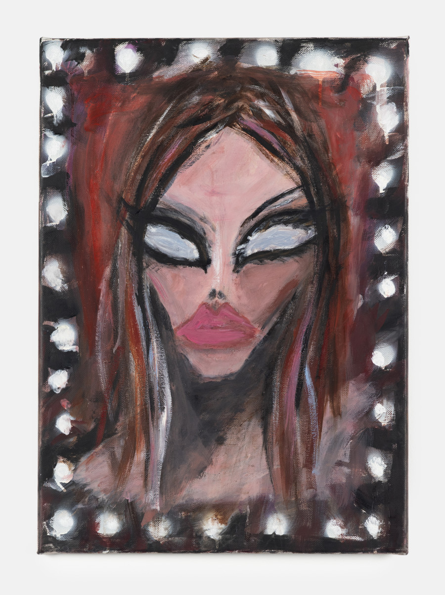 Tobias Spichtig, Model in Front of the Mirror, 2025. Courtesy the artist and Galerie Peter Kilchmann, Zurich, Paris. Photography: Sebastian Schaub, Nick Ash