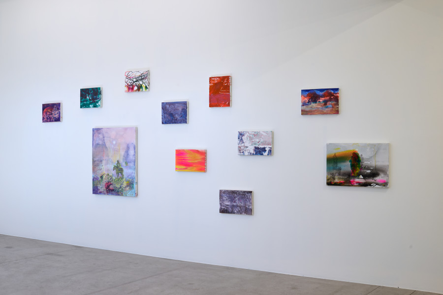 Exhibition view, Rebekka Steiger, ma quỷ vô đồng tử – ghosts without pupils, Galerie Urs Meile, 2023.