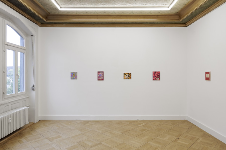 Exhibition view, Cosima zu Knyphausen, Homo Hobby, Galerie Oskar Weiss, Zürich, 2025. Photo credit: Gina Folly