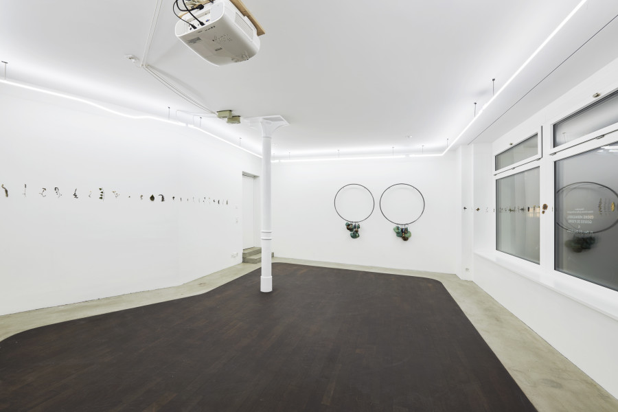 Installation view, Cuore Mangiato, Guscio di Fiore, Fattucchiere, Kulturfolger, 2023-2024. Photo: Anna Maysuk