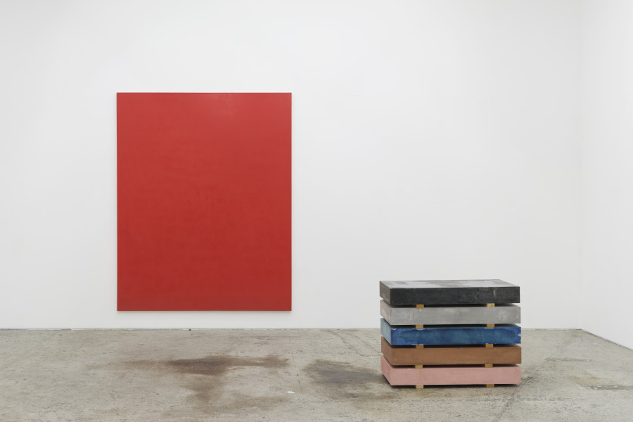 Exhibition view, Günther Wizemann, Oil Colour for Artists, Galerie Mark Müller, 2024. Copyrigh: the photographer Conradin Frei, the artist Günther Wizemann and the gallery.