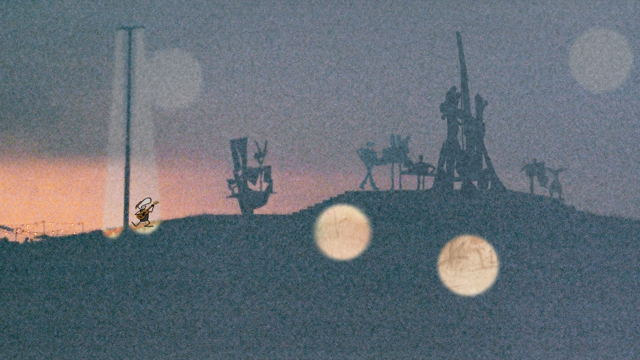 Priscilla Predator, geboren, leben, sterben, 2025 (video-still). Copyright and courtesy of the artists and For, Basel