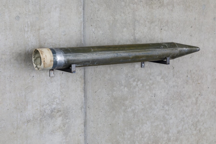 Valie Export, Oh Lord, Don't Let Them Drop That Atomic Bomb on Me, 2023, Installation view ground floor Kunsthaus Bregenz. Photo: Markus Tretter. Courtesy of the artist © Kunsthaus Bregenz, VALIE EXPORT / Bildrecht, Wien 2023