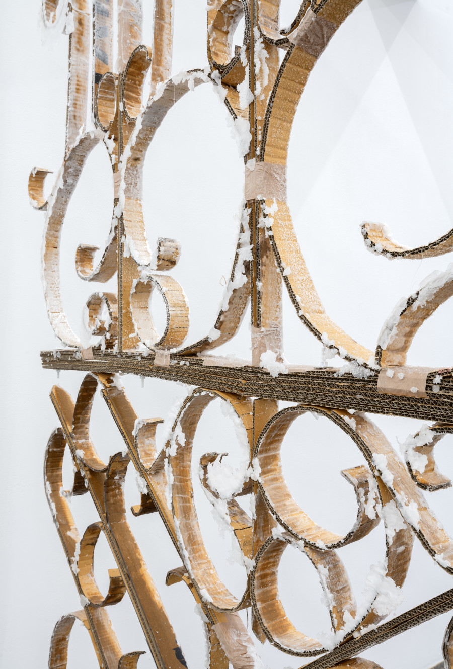 Sofía Salazar Rosales, Miedo al otro, detail, 2025. Photo: Kunst Halle Sankt Gallen, E. Sommer. Courtesy: the artist and ChertLüdde, Berlin.