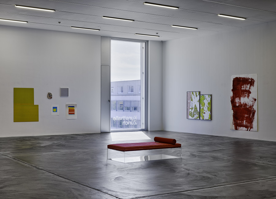 Installation view, MONOTYPES, Edition VFO at Kunsthalle Zürich, 2023. Courtesy of Edition VFO, Kunsthalle Zurich, the artist and Bernhard Strauss.
