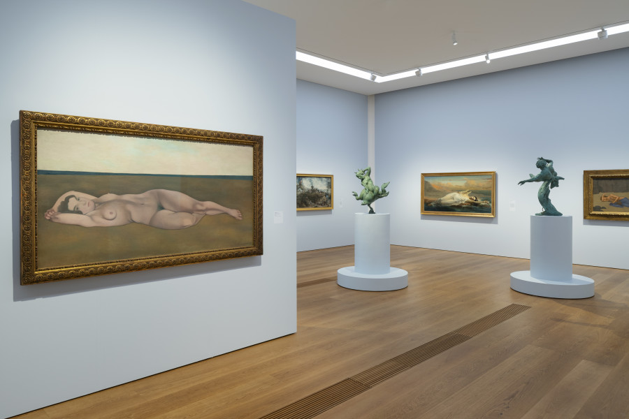 Views of the exhibition Thalassa ! Thalassa ! Imaginery of the sea, Musée cantonal des Beaux-Arts, Lausanne. Photo : MCBA /Jonas Hänggi