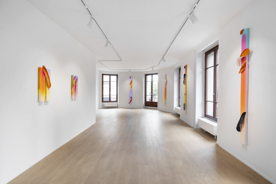 Exhibition view, Márton Nemes, Your Thoughts Become Your Words, Your Words Becomes Your Reality, Wilde, Geneva, 2025. Photo credits : Studio Eric Bergoend. Courtesy Márton Nemes and Wilde