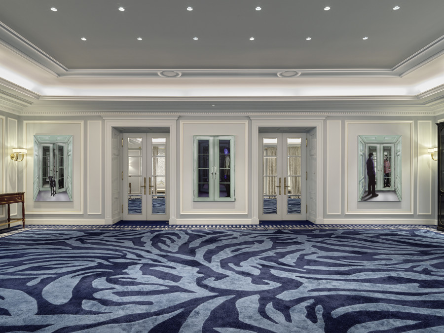 Installation view, Art in the Park XXIII, Louisa Gagliardi, Baur au Lac, Zurich, 2025. Courtesy the artist and Galerie Eva Presenhuber, Zurich / Vienna. Photo: Stefan Altenburger Photography, Zürich