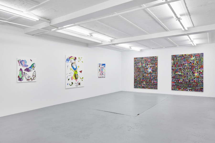 Hadrien Dussoix: Serendipity, installation views, 2023, galerie lange + pult Auvernier.