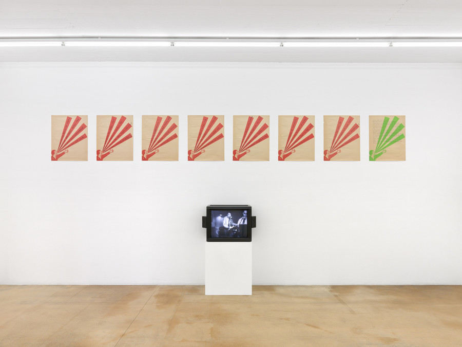 Ian Burn. Vue d'exposition, MAMCO, 2023, photo Annik Wetter