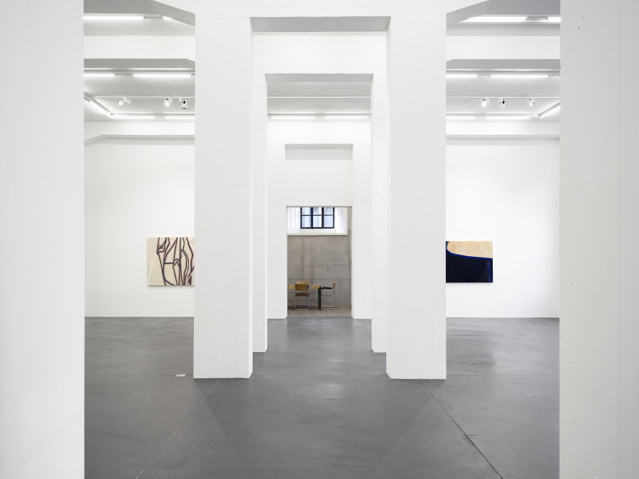 Installation view, Emil Michael Klein, Galerie Francesca Pia, Zurich, 2023-2024. Photo: Cedric Mussano