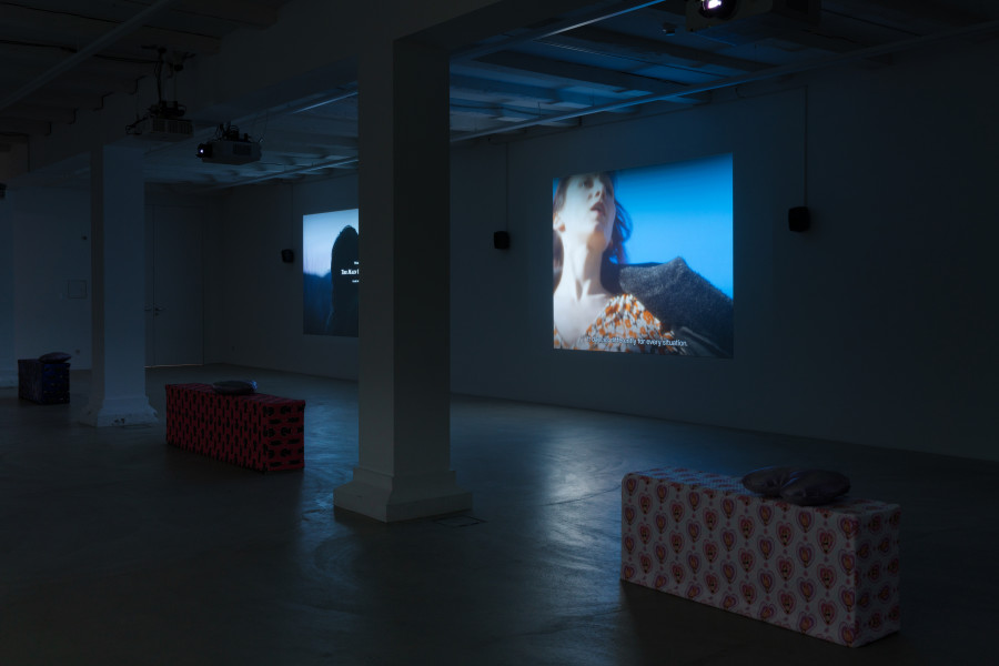 Installation view, Now, wouldn’t that be iconic, Ausstellungsraum Klingental, 2024. Photos by Jennifer Merlyn Scherler