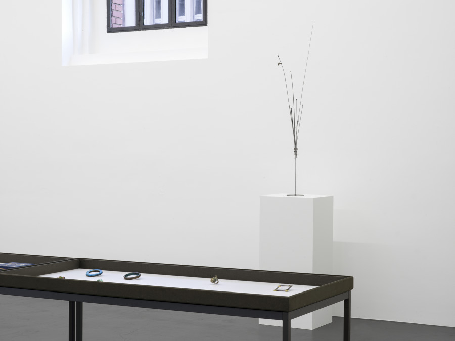 Bernhard Schobinger, Antennen, 1984, Various metals, 147 x 40 x 25 cm