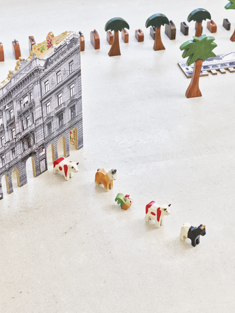 Installation view, Jasmin Werner, Apparat Kleptokrat, Damien & The Love Guru, Zürich, 2025. Courtesy of the artist and Damien & The Love Guru, Brussels/Zurich. Photography : Felix Jungo