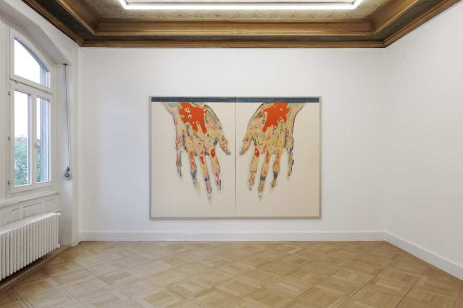 Installation view, KP Brehmer, Rendering Exhaustion: Works from the 1980s, Galerie Oskar Weiss, Zürich, 2025. Photo credit: Gina Folly