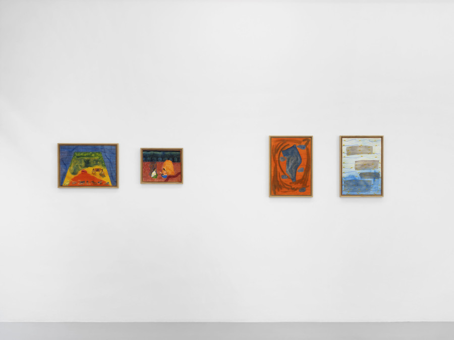 Exhibition view, Karishma D'Souza, Can’t See the Forest, xippas, 2023. Photo credit: Julien Gremaud