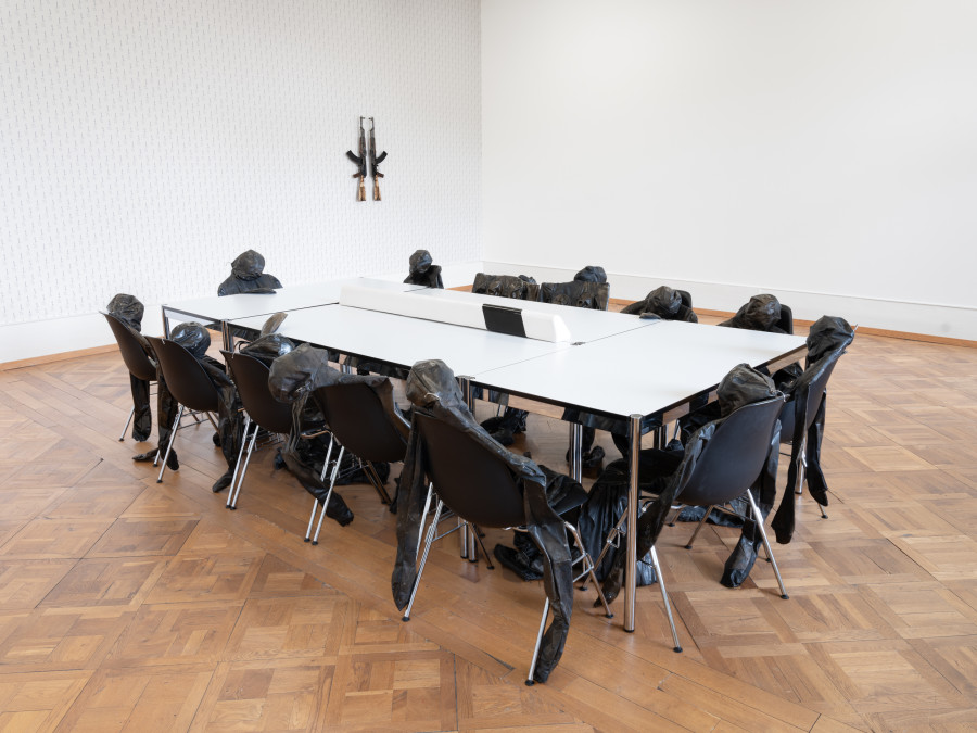 Exhibition view, Alexandra Bircken, SomaSemaSoma, Kunsthaus Biel Centre d’art Bienne, 2025. Photo credit: Lea Kunz