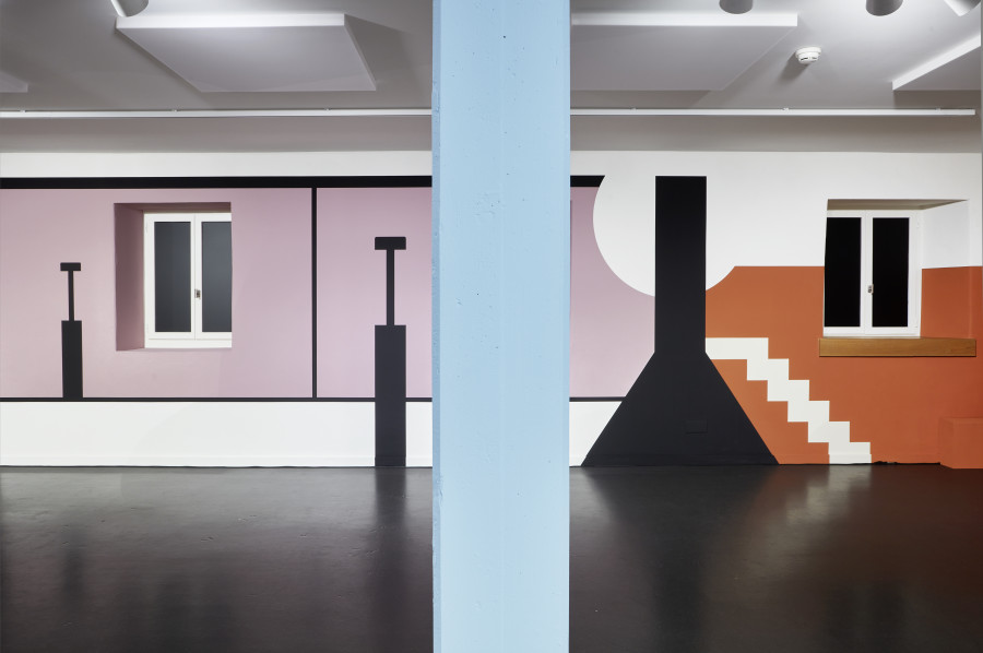Exhibition view, Laura Mietrup, WHITE WHITE NOISE, Zimmermannhaus Brugg, 2025. passage, Zimmermannhaus © Kaspar Ruoff
