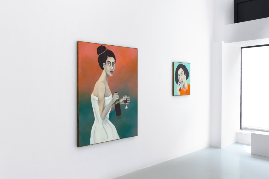 Exhibition view, "Together Separated", Rebecca Brodskis, Fabienne Levy, Lausanne, 2025. Photo credit: Tristan Savoy