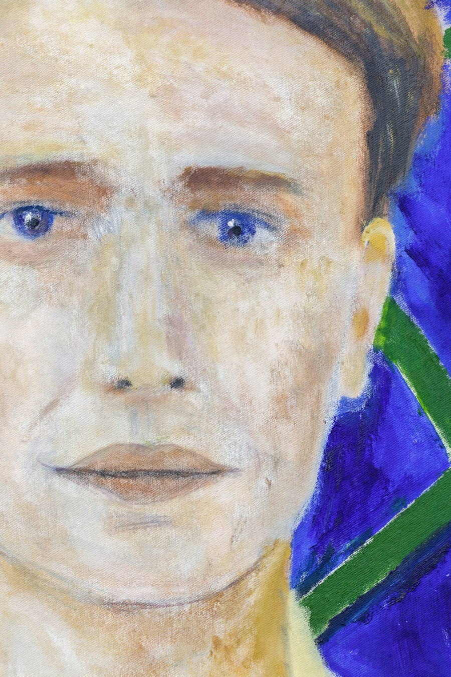 Dieter Hall, Portrait of Chester (detail) Photo: Kilian Bannwart