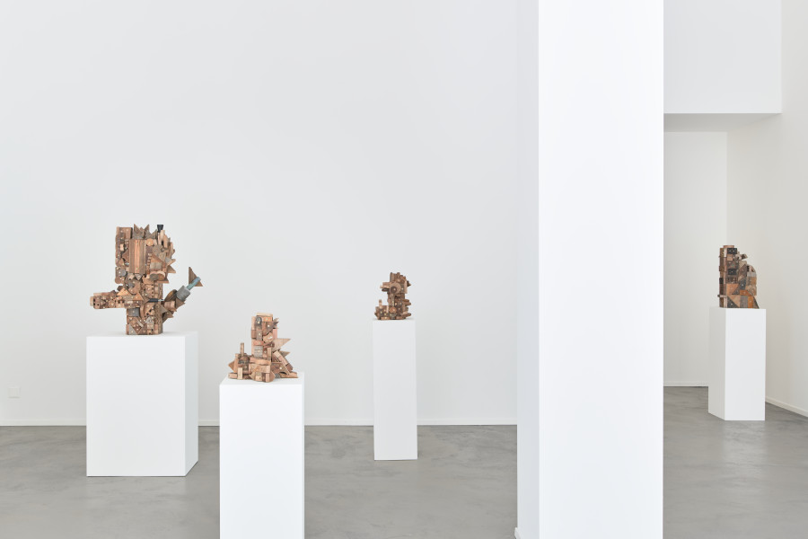 Kemang Wa Lehulere, Exhibtion view, To Every Earth its Blood, 2023, Galerie Tschudi Zurich. Photo: Max Ehrengruber, Courtesy of the artist and Galerie Tschudi