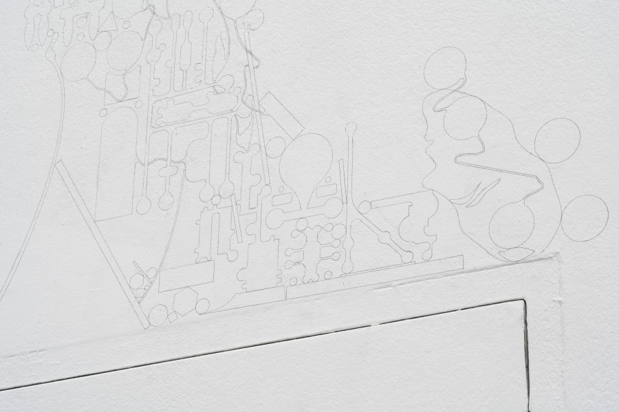 Mathis Pfäffli, Sprite Sheet (St.Gallen), detail, 2026. Photo: Kunst Halle Sankt Gallen, E. Sommer. Courtesy: the artist.