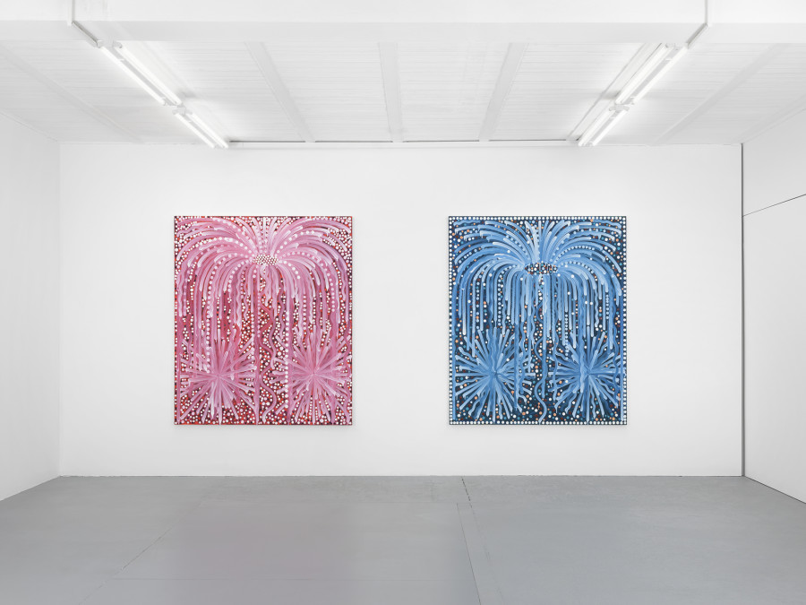 Hugo Capron: Garden Party, Exhibition view, 2023, galerie lange + pult, photo: Julien Gremaud