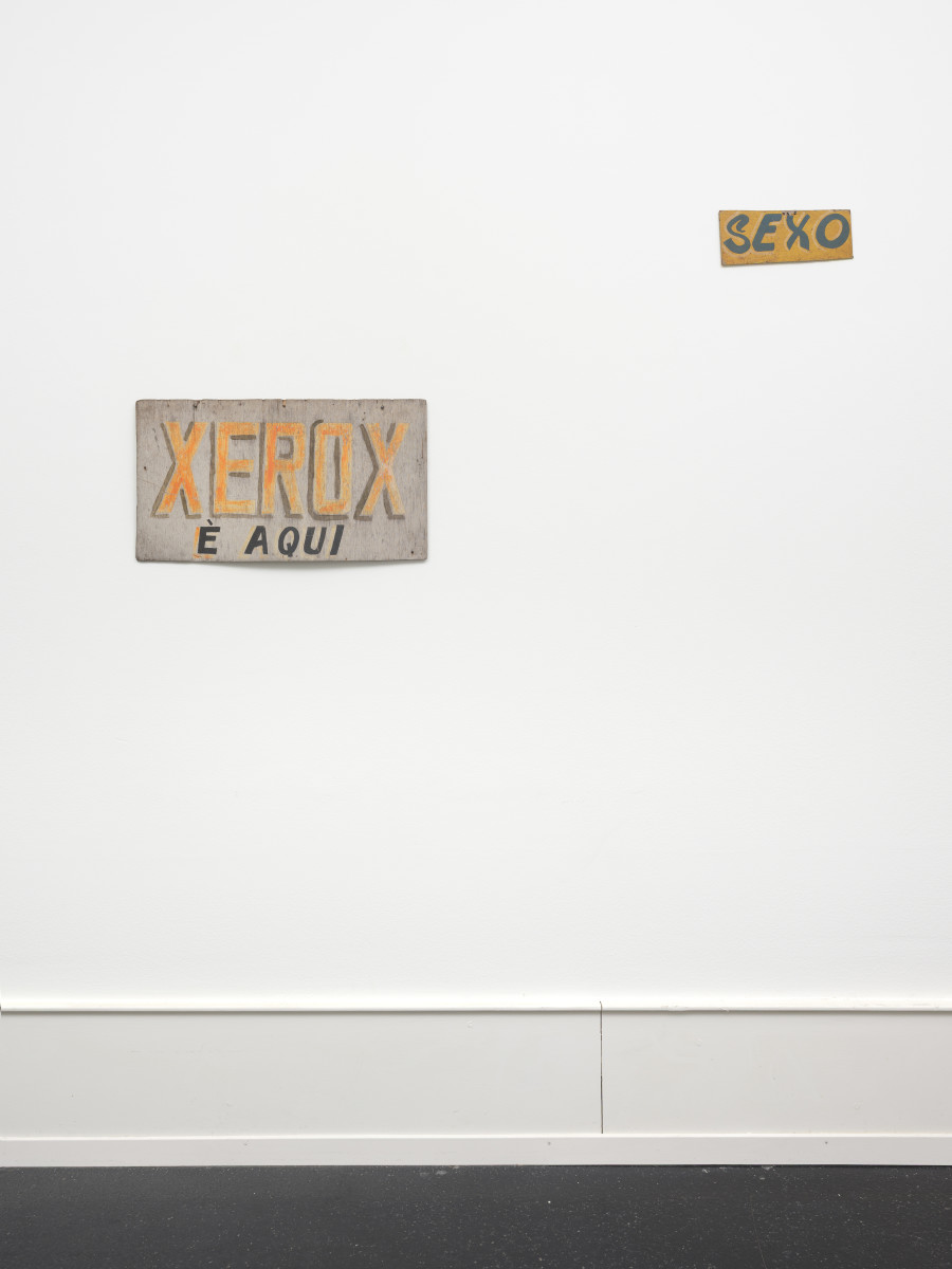 Hudinilson Jr., «Echoes in Xerox», exhibition view KBCB, 2025; photo: Sebastian Verdon