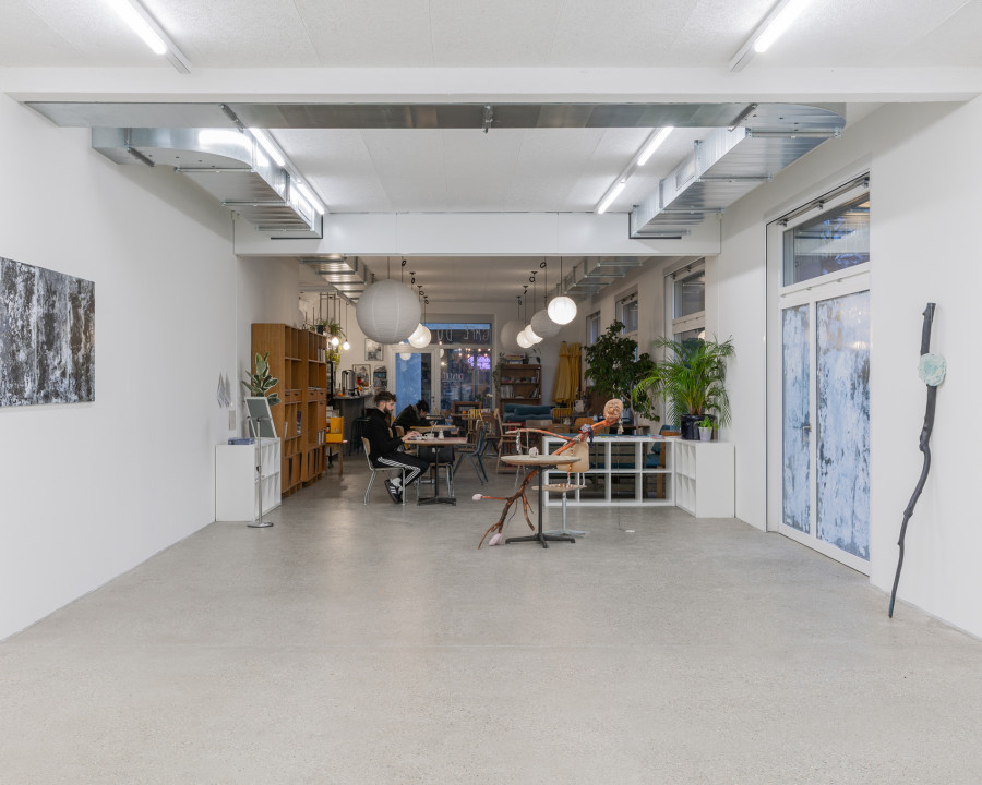 Exhibition View Yun Choi Solo Show « The Lounge » at CALM – Centre d’Art La Meute, Lausanne, 2023 / Photo: Théo Dufloo / Courtesy the artist and CALM – Centre d’Art La Meute