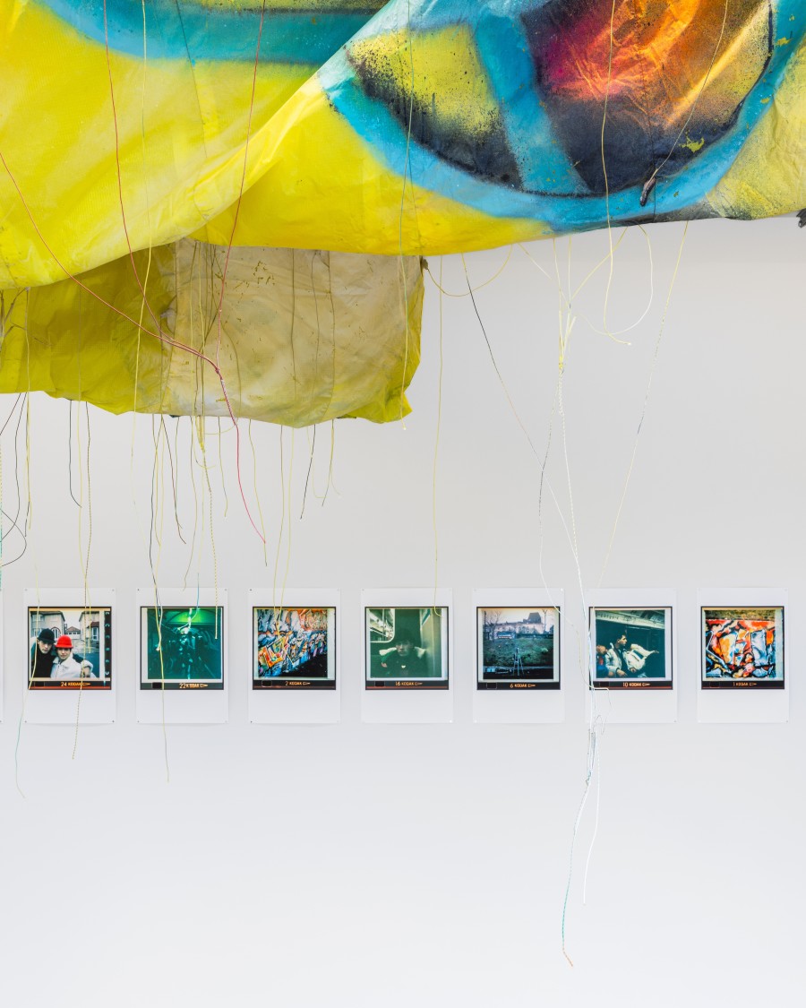 Exhibition view « La déferlante hip hop », César Bilavie (top) Koze (bottom), details, CALM - Centre d'Art La Meute, Lausanne, Switzerland, 2025 / Photo: Théo Dufloo / Courtesy of the artists.