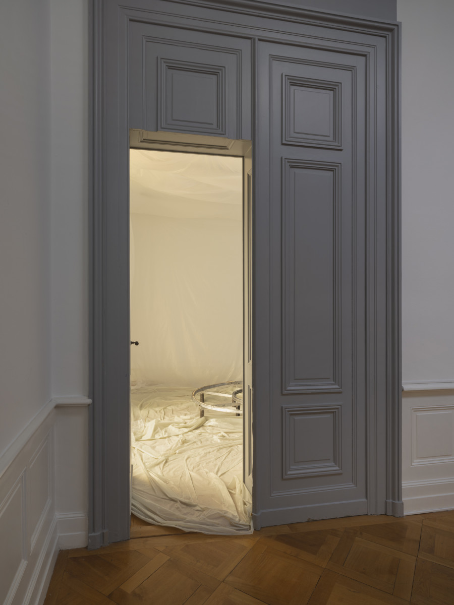 Exhibition view, Bastien Gachet, side gig, Société des Arts de Genève, Palais de l’Athénée, 2024. Photo credit: Julien Gremaud