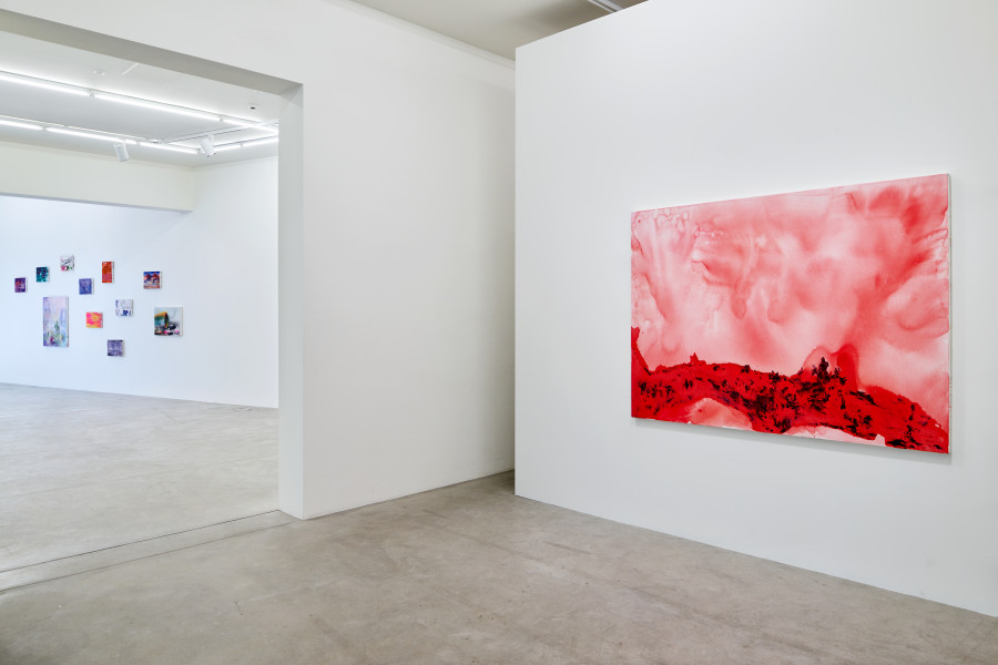 Exhibition view, Rebekka Steiger, ma quỷ vô đồng tử – ghosts without pupils, Galerie Urs Meile, 2023.