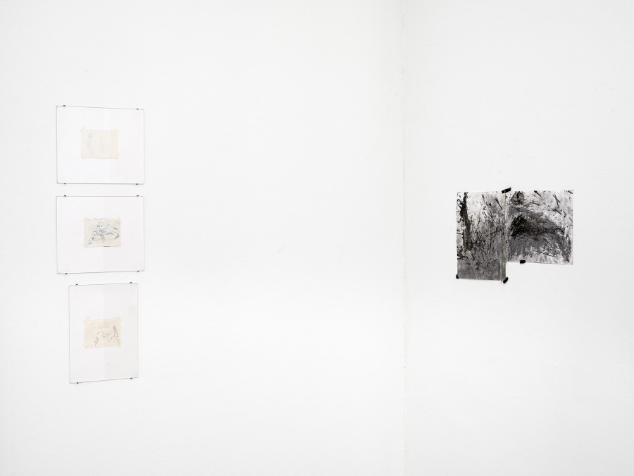 LA Timpa, Animation series, 2023 & Base, 2025, in I Got A New Joint: What I Should’nt Do With The Money, Kunsthalle Winterthur, 2025. Photo: Cedric Mussano. Courtesy of Kunsthalle Winterthur.