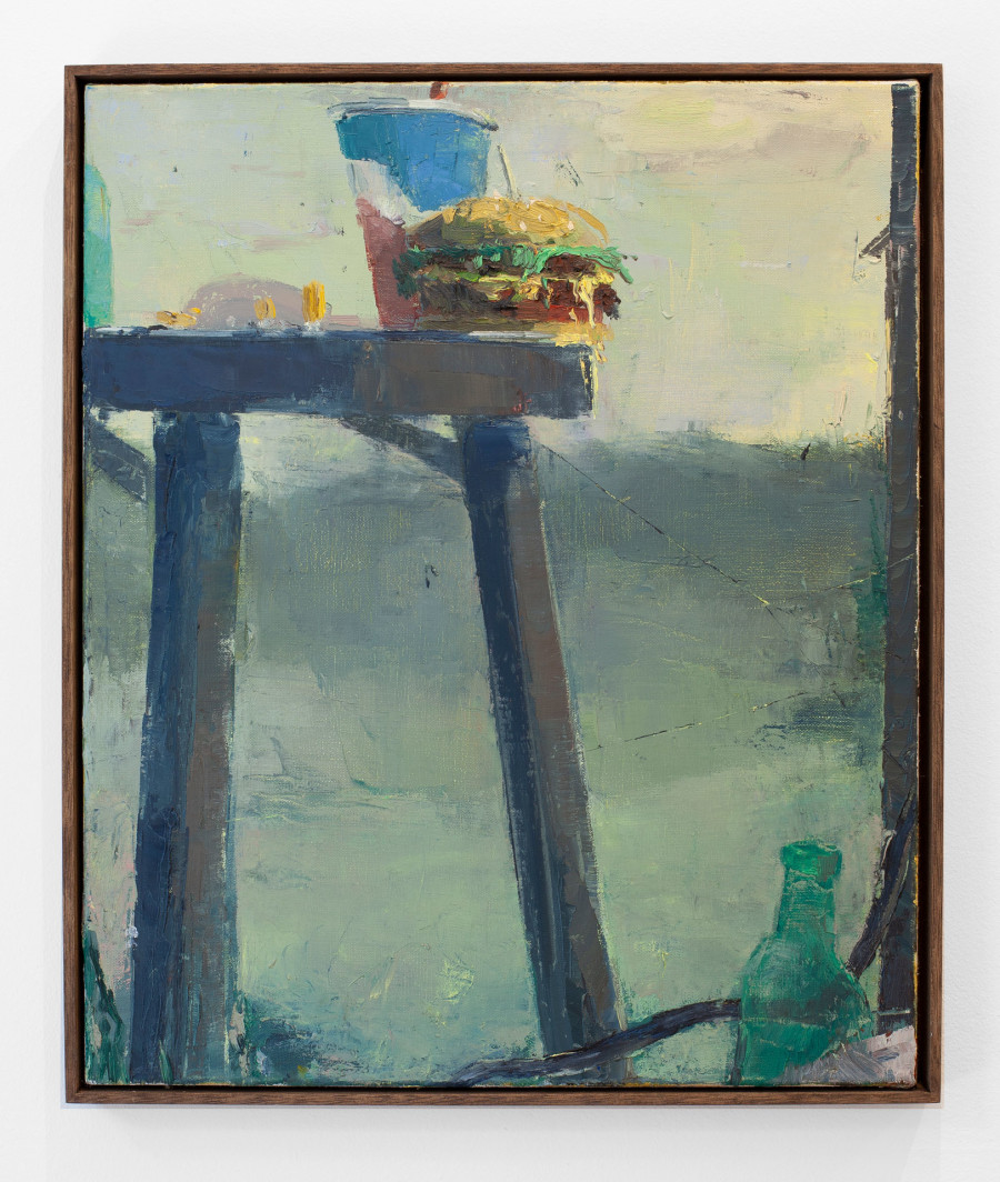 Fritz Bornstück – Brenner, 2018, oil on canvas, 60 x 50 cm, Courtesy of the artist and Herrmann Germann Conspirators, 2022