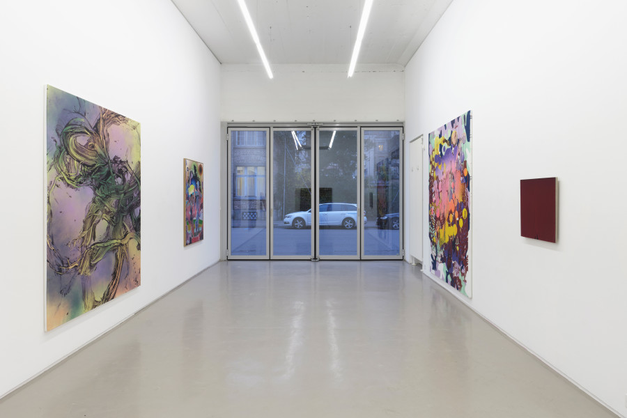 Exhibition view, «ja, fürwahr, ihr zeigt uns Träume, wie die Brust sie kaum begreift», Galerie Mark Müller, 2023. Photo credit: Conradin Frei and the gallery Mark Müller
