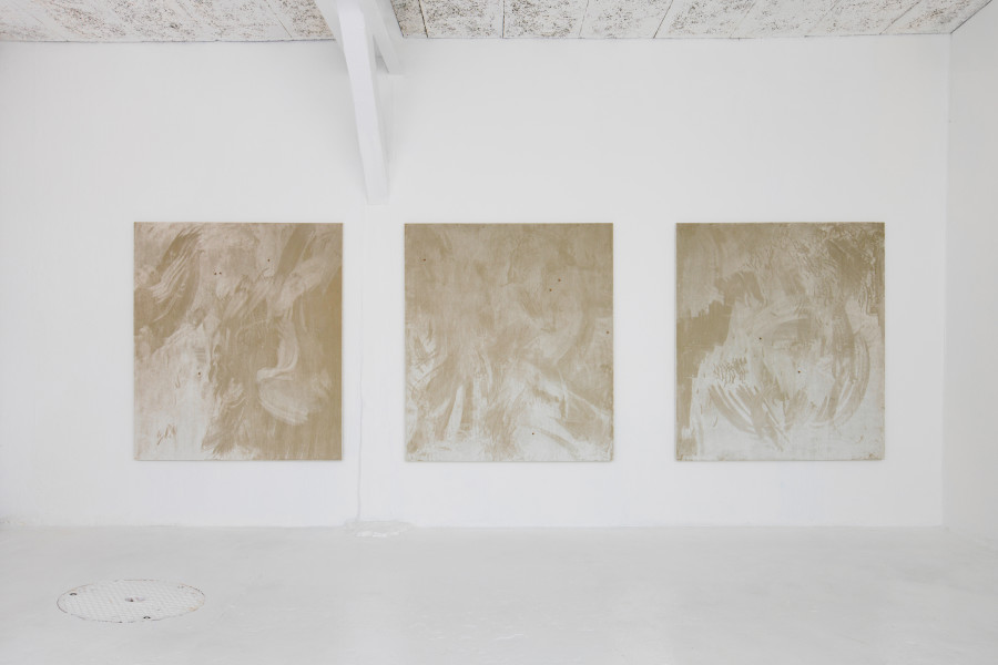 Exhibition view, Clément Grimm, VIDEO 50, KISSED THEN BURNED, Geneva, 2025-2026. Photo credit: Antoni Aeby